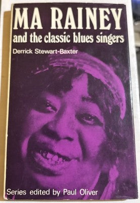 Ma Rainey - Derrick Stewart-Baxter - Paul Oliver Blues Series 1st HARDBACK — photo 1