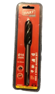 DART AUGER SDS 4 WING AUGER BIT 16MM SDSD4AB16 — photo 1