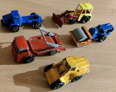 Corgi Juniors 1970's Job Lot Commercial Vehicles Tractor Skip Terex Ford — photo 1