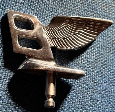 GENUINE Bentley Flying B Radiator Mascot Bonnet Ornament Mark VI R Type S Series — photo 2