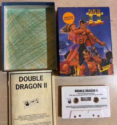 Amstrad Game Double Dragon II 2 The Revenge Cassette WITH BOX & MANUAL — photo 2