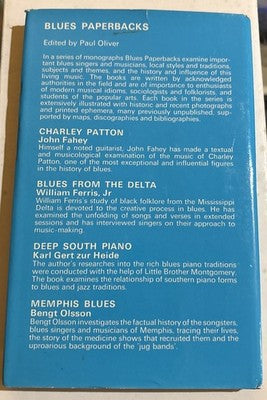 Deep South Piano - Gert zur Heide - Paul Oliver Blues Series 1st HARDBACK — photo 2