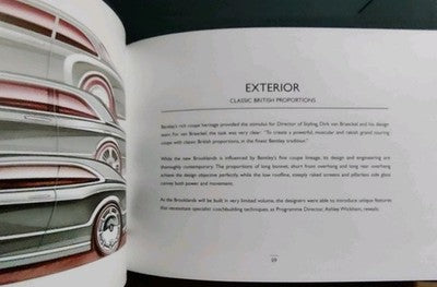 Bentley Brooklands Société Nautique de Genève 2007 Launch Brochure Pack — photo 4