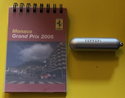 Ferrari Monaco Grand Prix 2005 Team Staff Race Information Booklet & Earplugs F1 — photo 1
