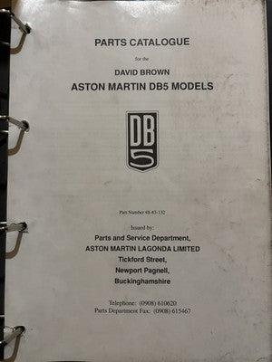 Aston Martin DB5 Spare Parts Catalogue  ORIGINAL FACTORY ISSUE — photo 2