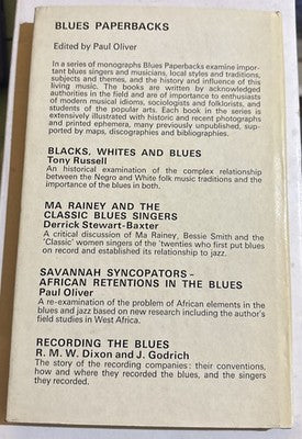 Ma Rainey - Derrick Stewart-Baxter - Paul Oliver Blues Series 1st HARDBACK — photo 2