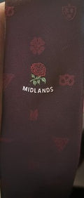 Midlands Rugby Football Union Midland Division Vintage Neck Tie — photo 1