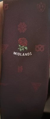 Midlands Rugby Football Union Midland Division Vintage Neck Tie — photo 1