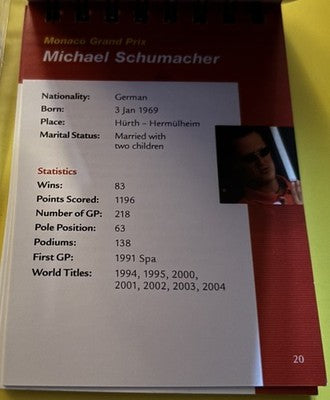 Ferrari Monaco Grand Prix 2005 Team Staff Race Information Booklet & Earplugs F1 — photo 4