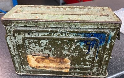 Vintage WWII US Military CANCO Cal .30 M1 Ammunition Box Steel Ammo Can — photo 10