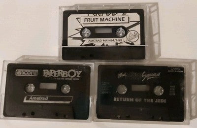 Job Lot Bundle 3 x Amstrad 464/664/6128 Games Fruit Machine Return Of The Jedi — photo 1