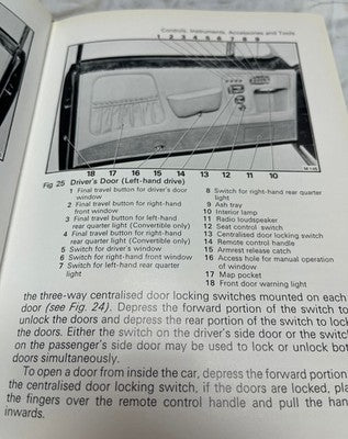 Rolls Royce Bentley Corniche Coupe & Convertible Handbook Owners Manual ORIGINAL — photo 5