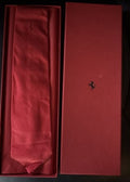 Ferrari 100% Silk Tie Red Prancing Horse Made in Italy Boxed — photo 1