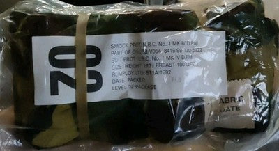 British Army Smock Jacket Prot NBC No 1 MK4 Camouflage 170/100  Military Surplus — photo 1