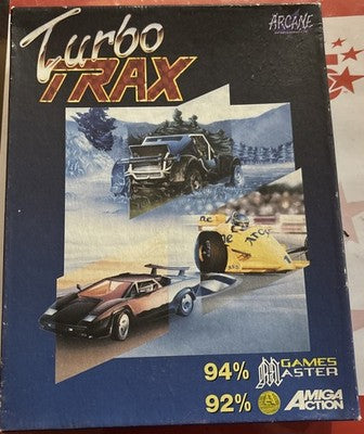 Turbo Trax - Commodore Amiga Game - Boxed & Complete with Manual — photo 1