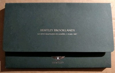 Bentley Brooklands Société Nautique de Genève 2007 Launch Brochure Pack — photo 1