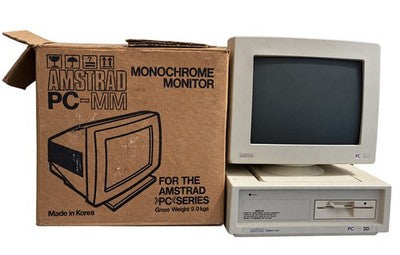 Amstrad PC1512SD Vintage Computer & Boxed PC-MM Monitor — photo 1