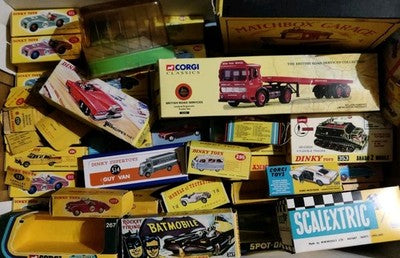 Job Lot Corgi / Dinky / Matchbox Toy Car Empty Boxes Original & Repro — photo 1