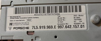 Porsche 911 997 Navigation Control Unit DVD 7L5.919.969.E 997.642.157.01 BE6665 — photo 2
