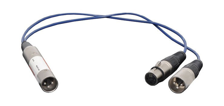 ALTRONICS P0767 XLR In Line Isolation Cable Female to Male + Female 30cm — photo 1