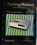 NV-7200 VHS Player Genuine Panasonic Service Guide Instructions Repair Manual — photo 1