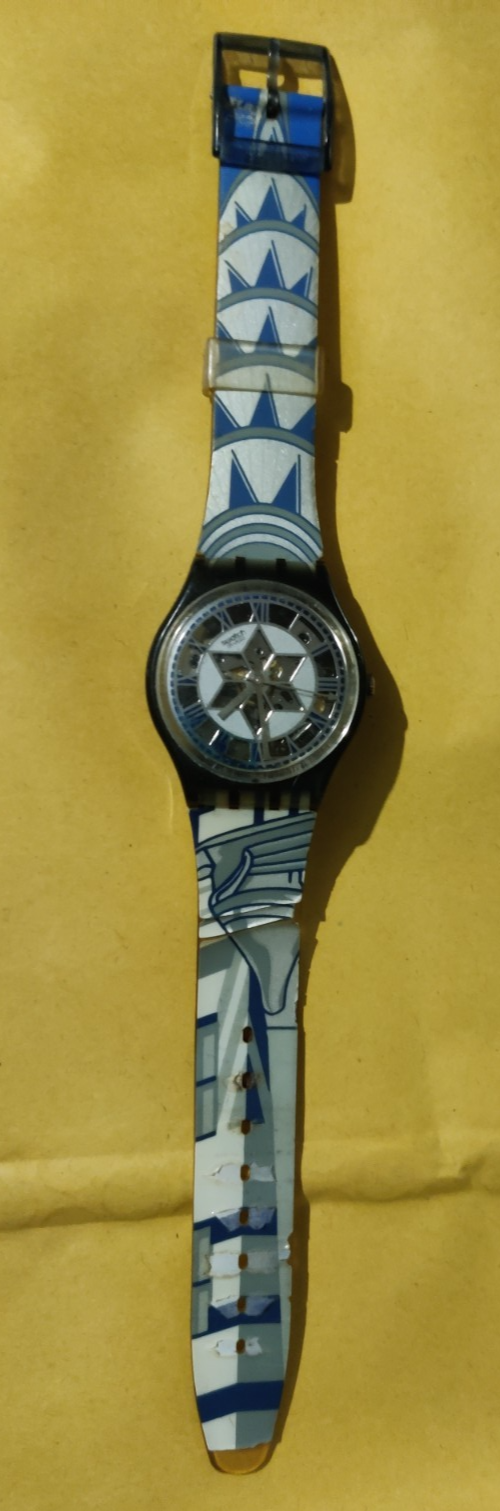 Swatch Watch Gent Original DECOSCRAPER GP109 Known as CHRYSLER Building 1993 — photo 2