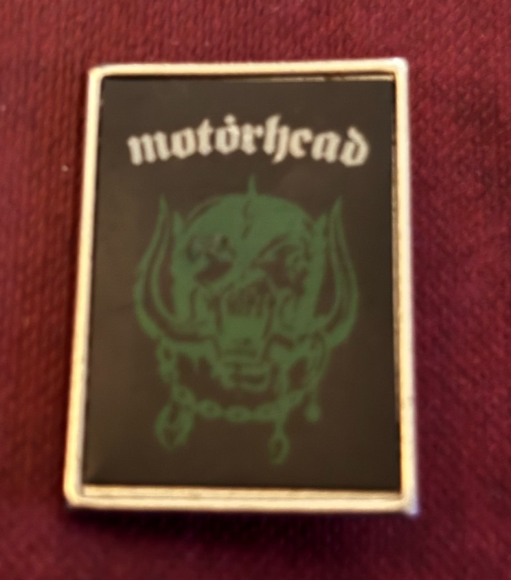 Vintage MOTORHEAD 1970s/1980s Metal Pin Badge Classic Rock Metal — photo 1
