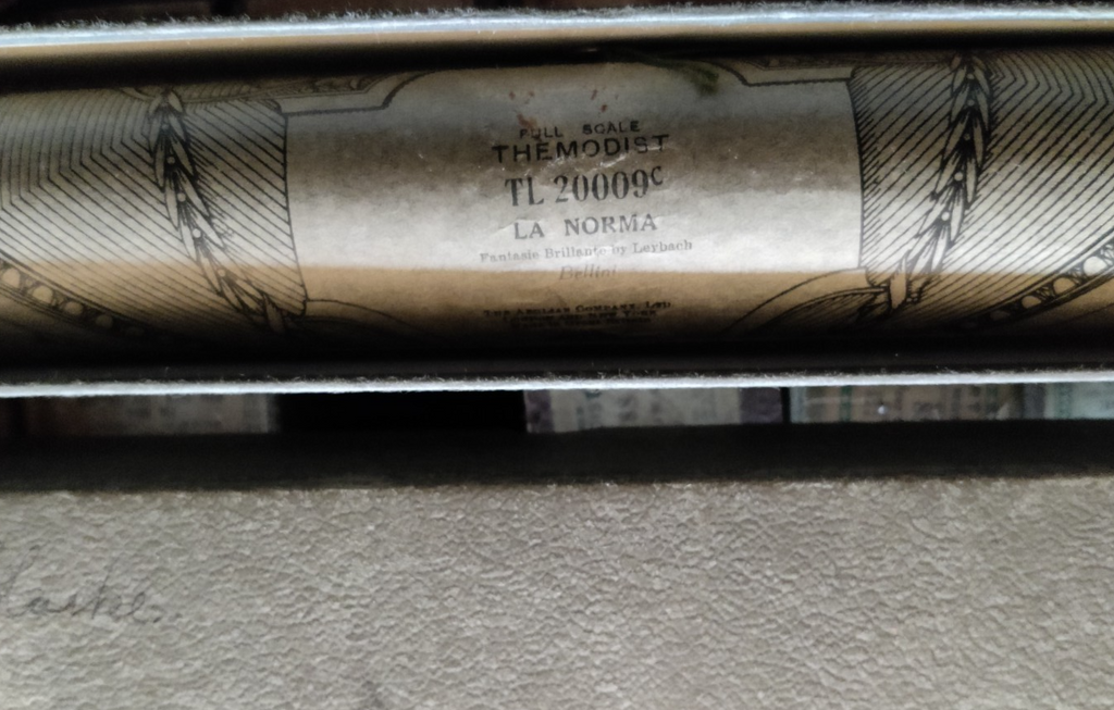 LA NORMA  BELLINI  Themodist TL20009C  - Player Piano / Pianola Roll — photo 2