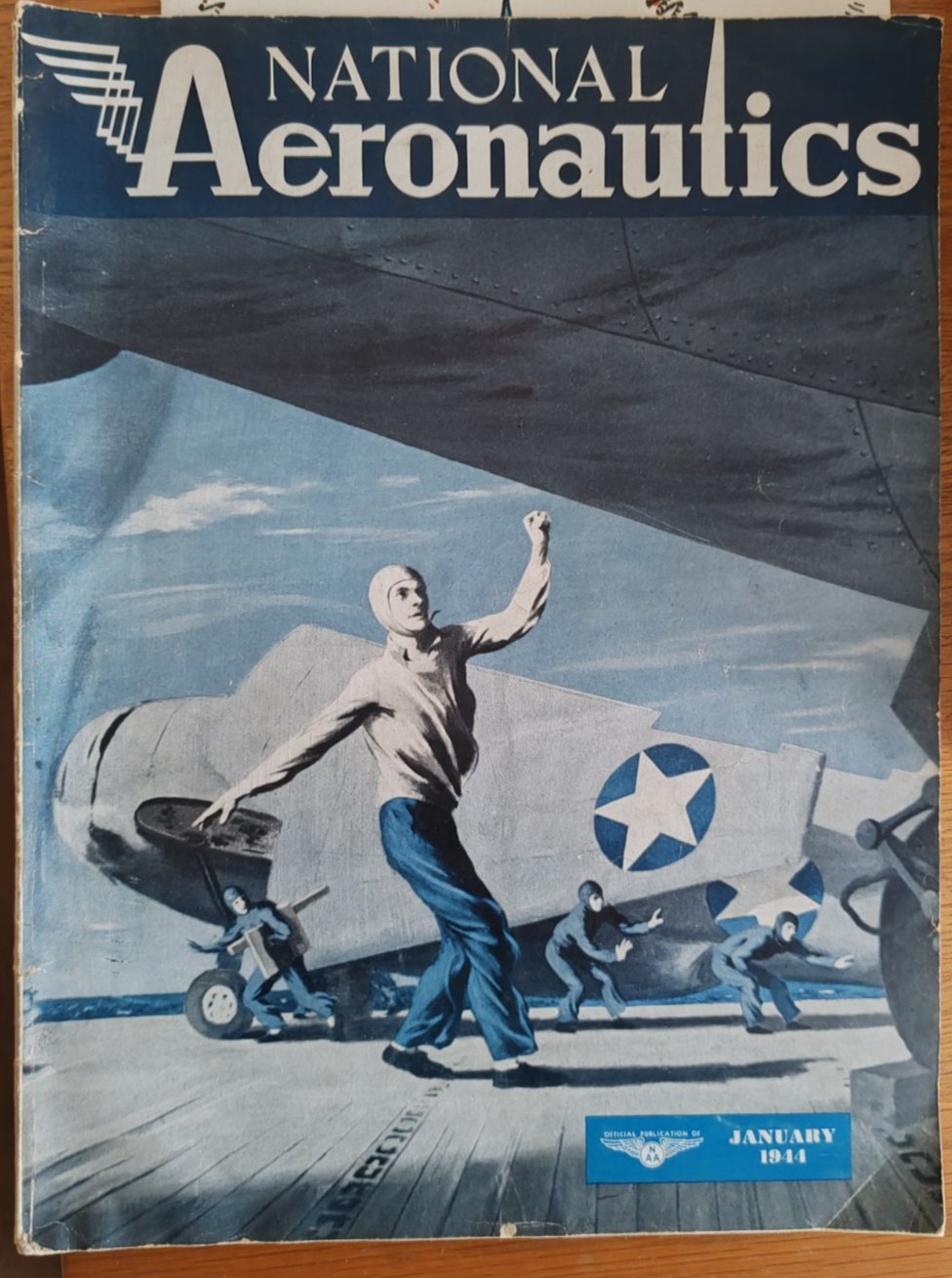 National Aeronautics Magazine Issue January 1944 WW2 USAAF B17 — photo 1