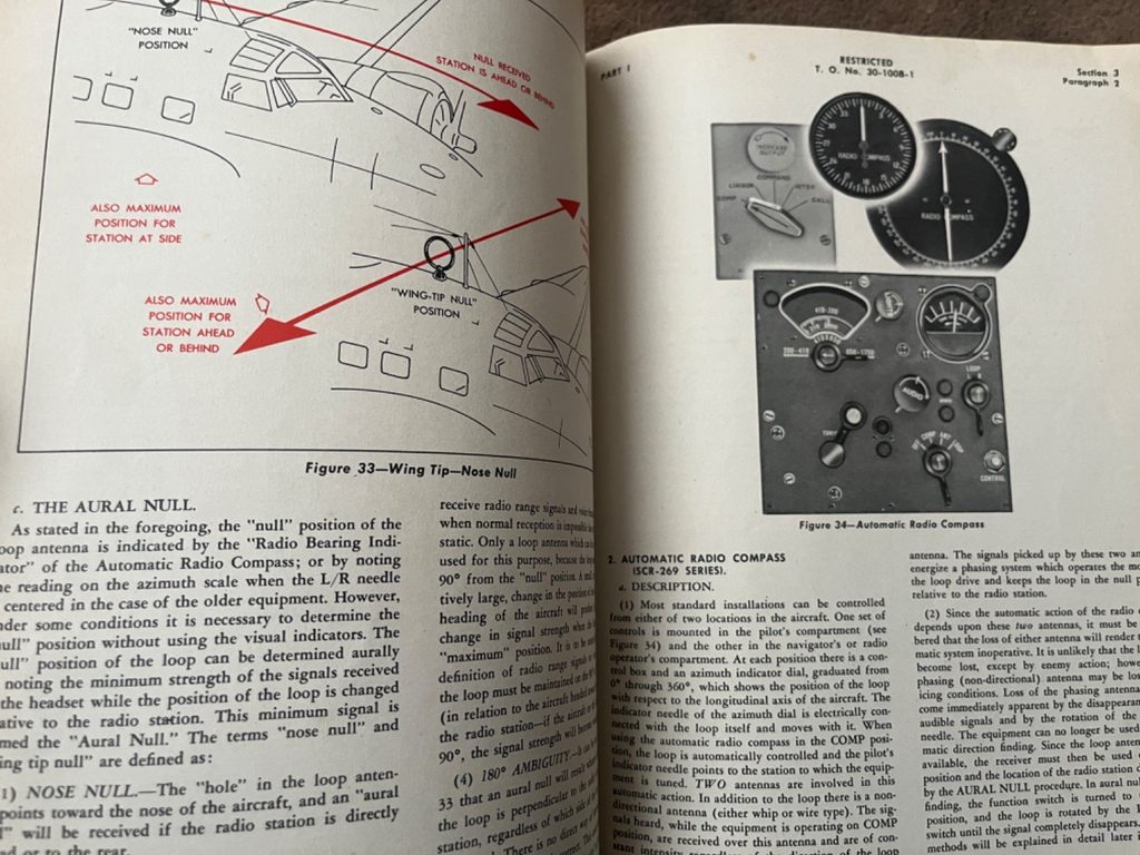 WW2 1944 USAAF Instrument Flying Basic & Advanced Pilot Technical Order Manual — photo 3
