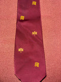 Vintage Gibraltar Castle & Key Military Regimental Tie Royal Anglian Regiment ? — photo 1