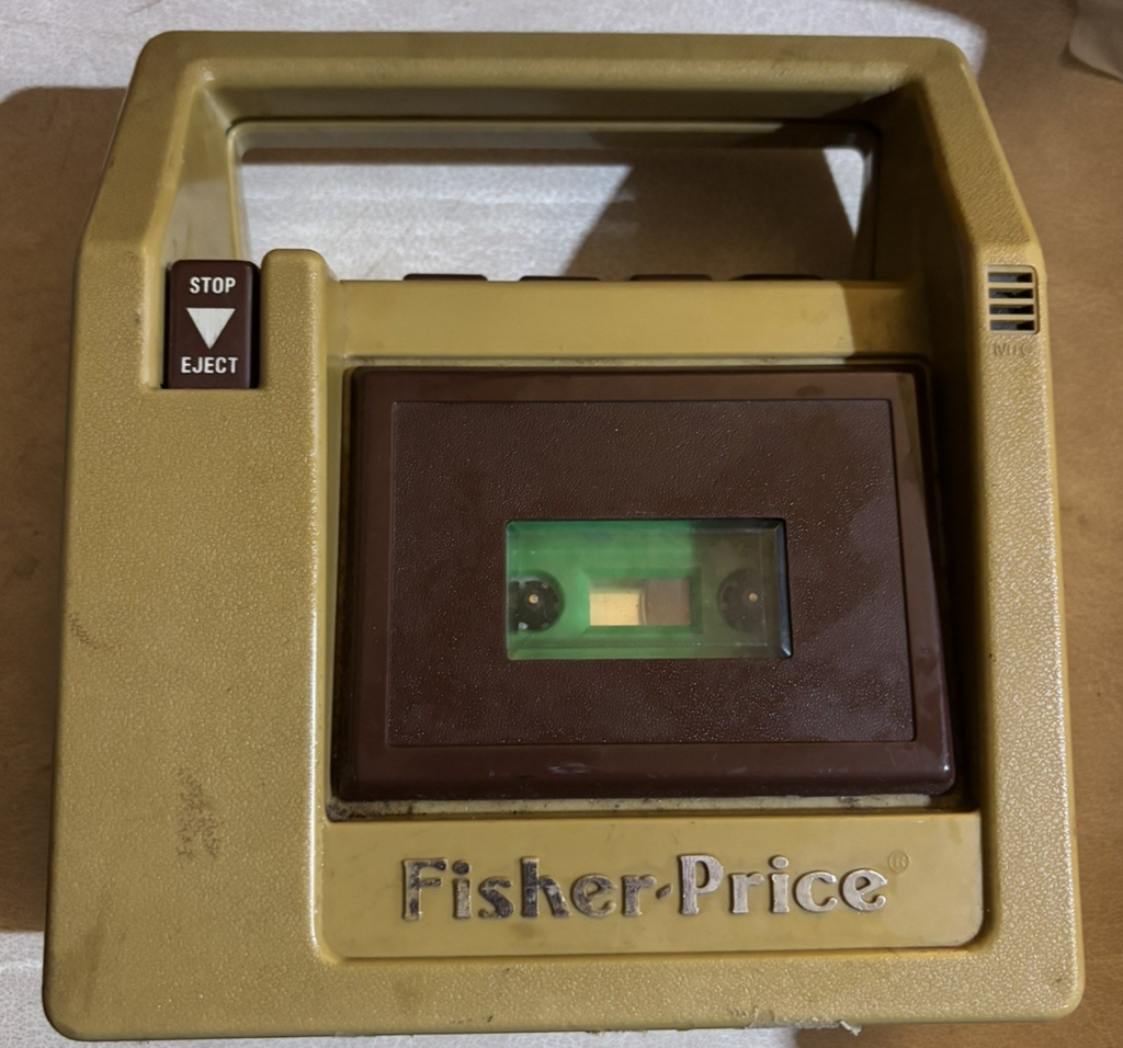 Vintage 1980s Fisher Price Cassette Tape Player — photo 1