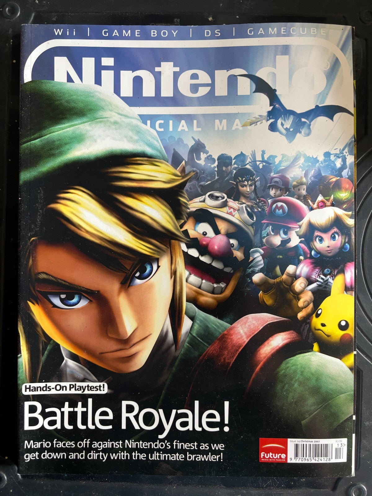 Official Nintendo Magazine Issue 18 July 2007 Super Smash Bros Brawl Link ONM — photo 1