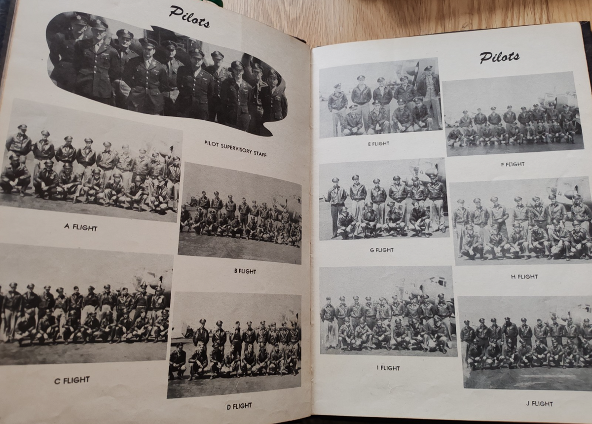 "Bombs Away" Carlsbad Class 13 5 New Mexico Yearbook WW2 USAAF US Air Force B17 — photo 2