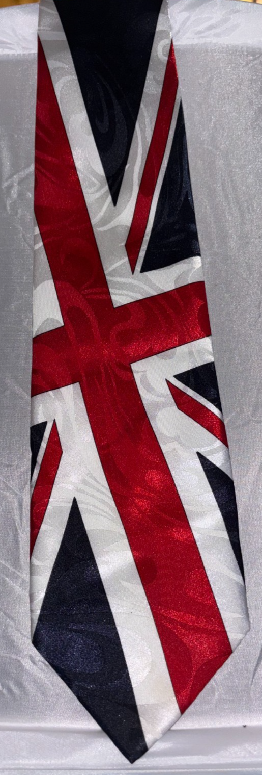 Union Jack Great Britain England Adult Novelty Tie — photo 1