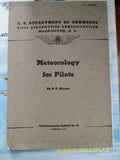 Meteorology For Pilots - WW2 US Dept of Commerce Bulletin No 25 1943 USAAF — photo 1