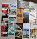 Vintage USA American Classic Car Maps & Tourist Leaflets Job Lot Americana — photo 1