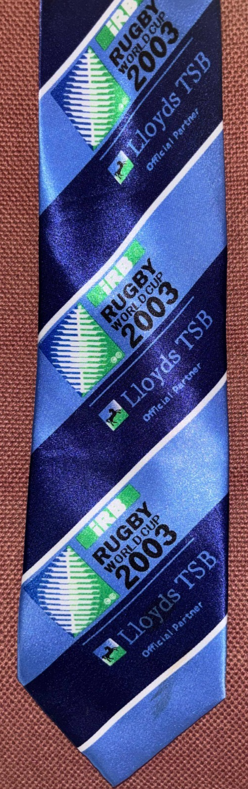 Rugby World Cup 2003 Neck Tie International Rugby RWC — photo 1