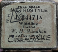 WHISTLING FOX-TROT W.H.MANAHAN Metrostyle L24471A - Player Piano / Pianola Roll — photo 1