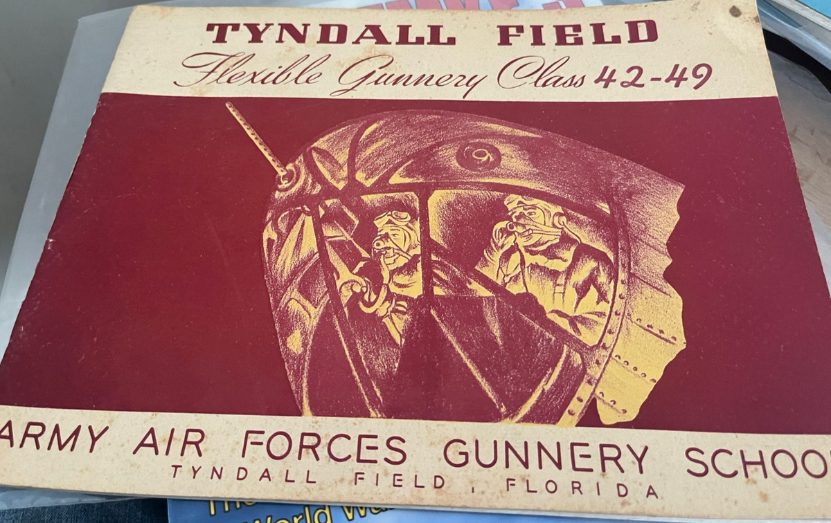 Tyndall Field Flexible Gunnery Class 42-49 Yearbook Florida School USAAF WW2 B17 — photo 1