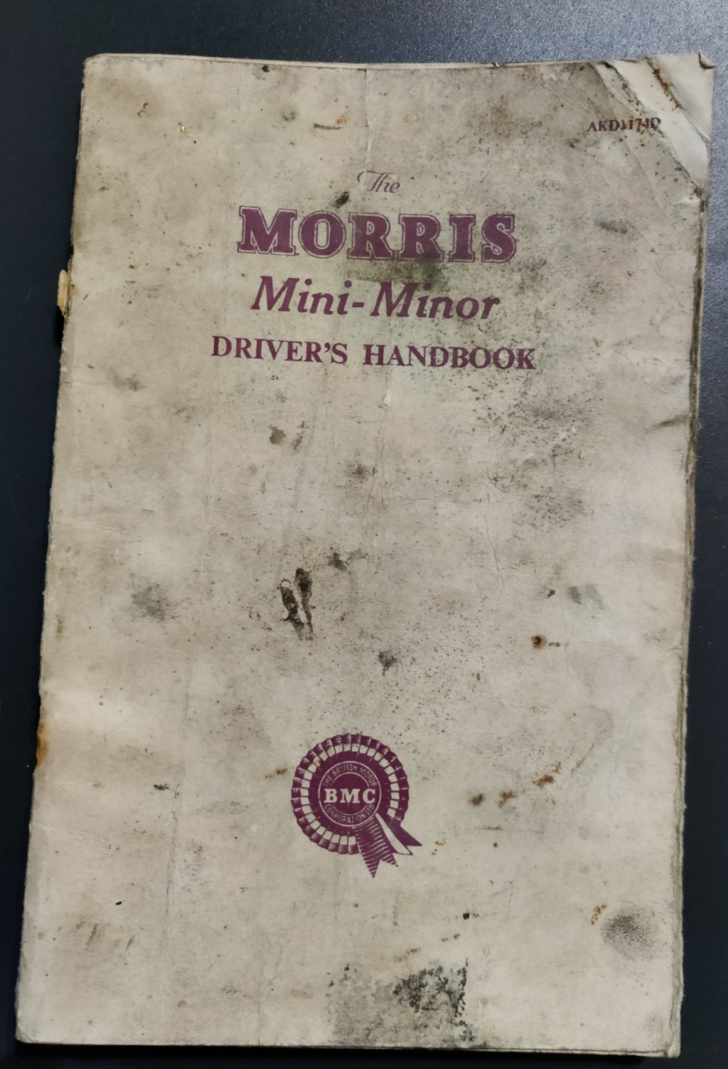 Morris Mini-Minor  Handbook Owners Manual Instruction Book — photo 1