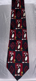 Tweety & Sylvester Looney Tunes Adult Novelty Tie — photo 1
