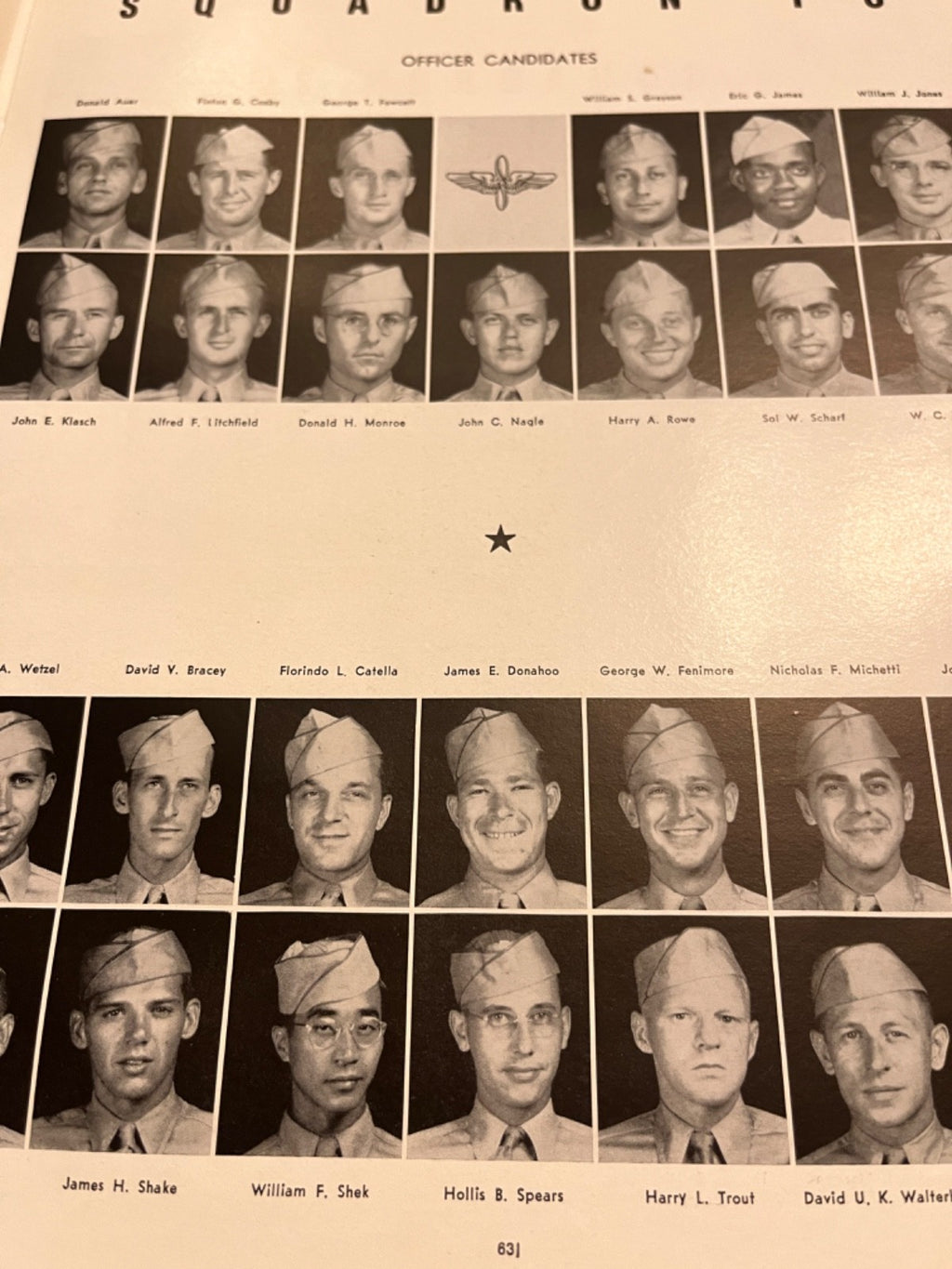USAAF Class 44-G WW2 Officer Candidate Army Airforce training School B17 — photo 3