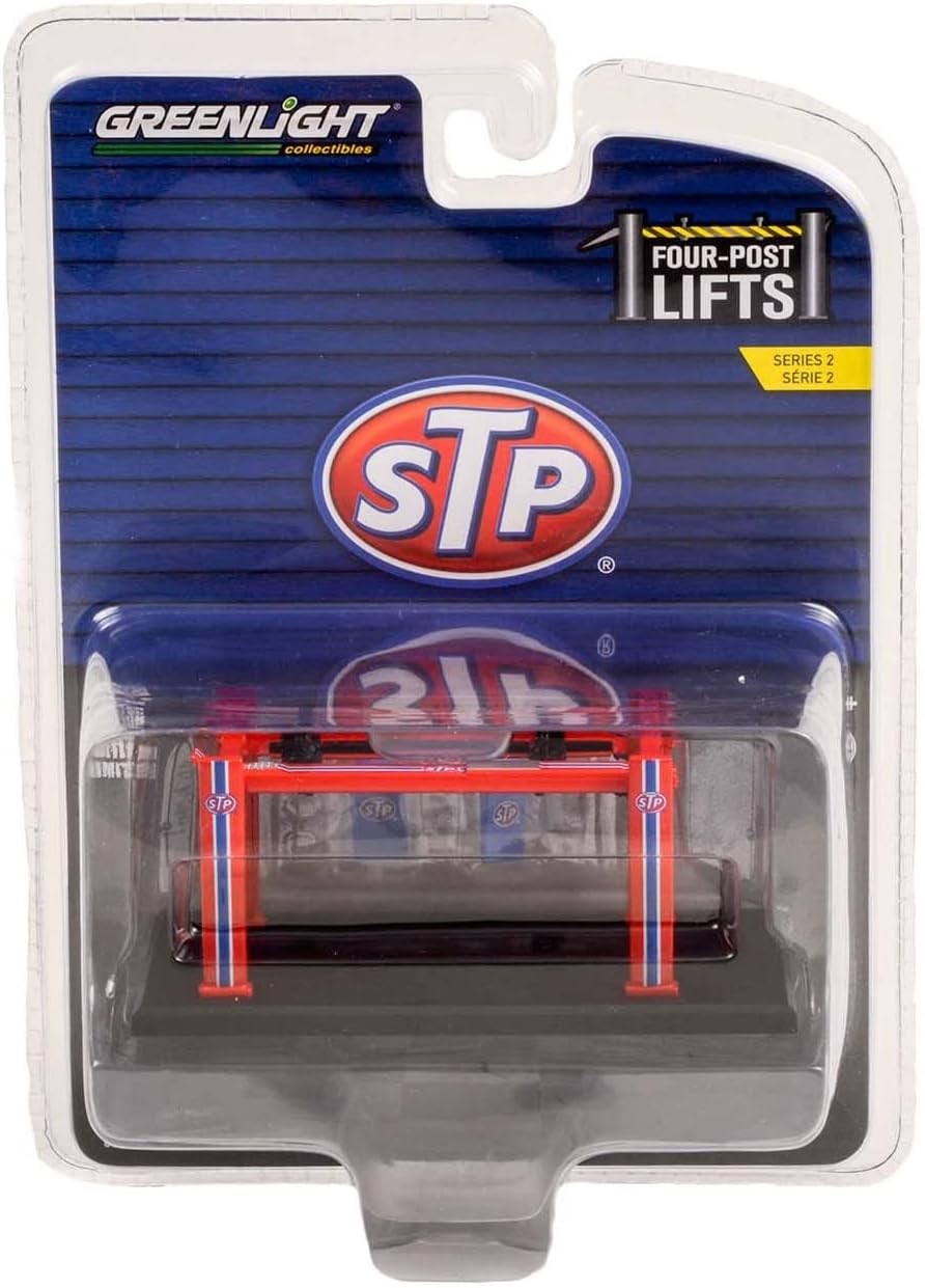 STP Four Post Lift Series 2 1:64 Scale Greenlight 16120A Diecast — photo 1
