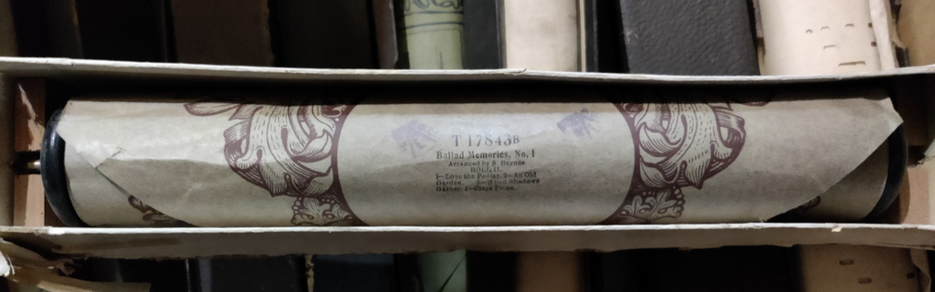 BALLAD MEMORIES NO 1 Roll 2 Raynes T17843B - Player Piano / Pianola Roll — photo 2