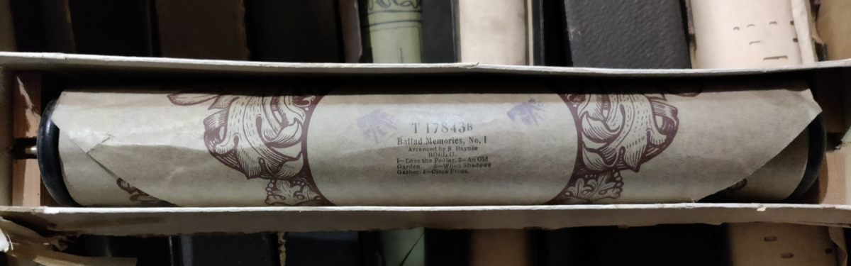 BALLAD MEMORIES NO 1 Roll 2 Raynes T17843B - Player Piano / Pianola Roll — photo 2