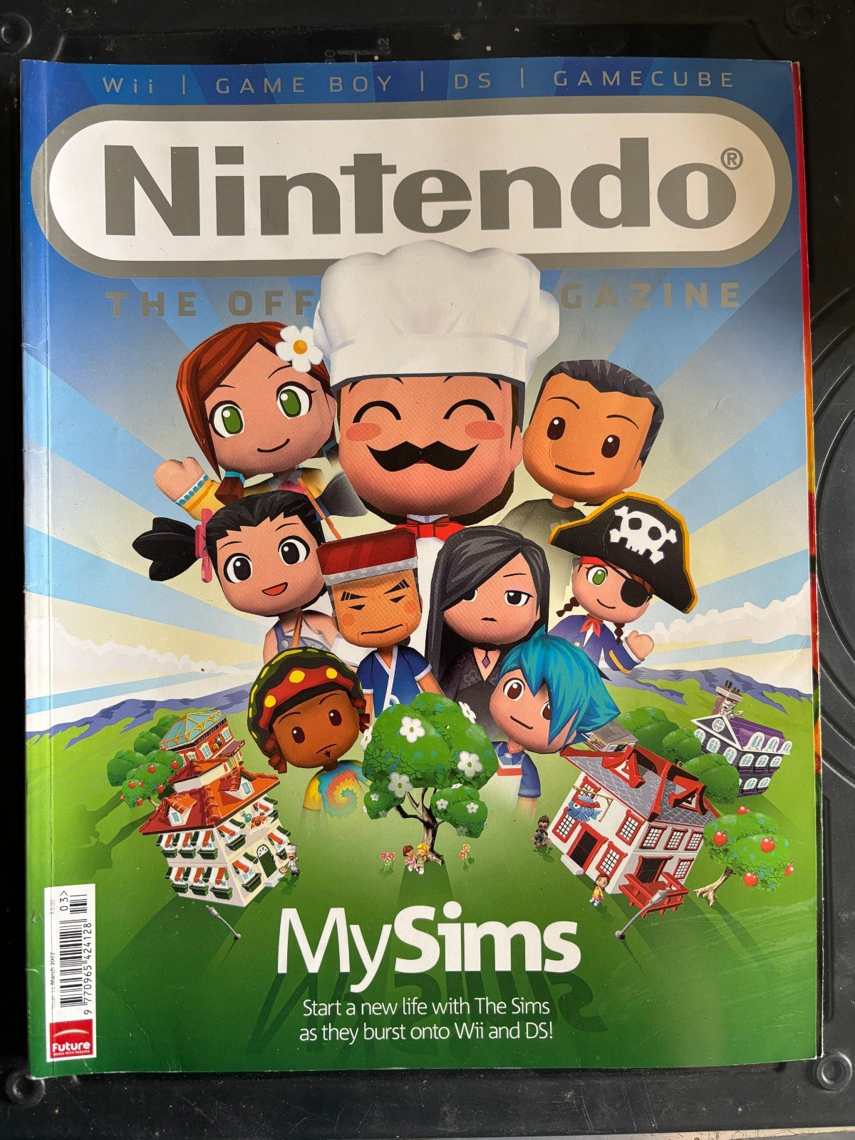 Official Nintendo Magazine Issue 15 April 2007 MySims Wii Cover ONM UK — photo 1