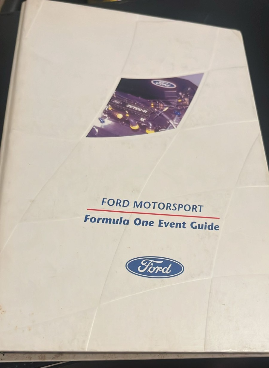 Ford Motorsport Cosworth Formula 1 Event Guide 1995 Press Team Binder — photo 1