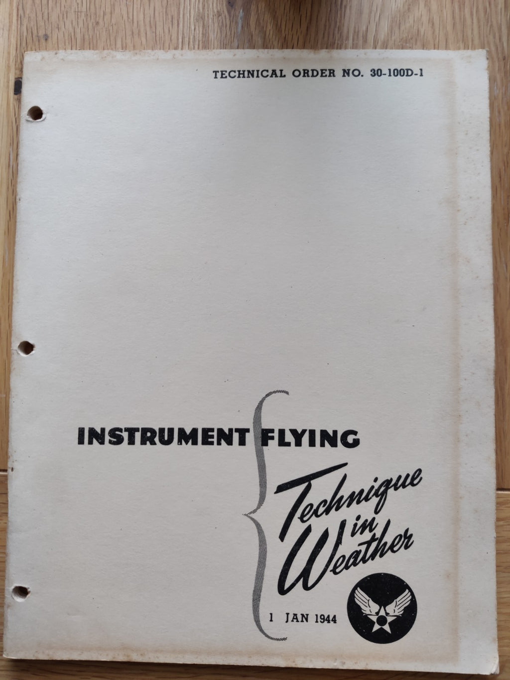 Instrument Flying Technique In Weather 1944 WW2 USAAF B17 B24 etc — photo 1