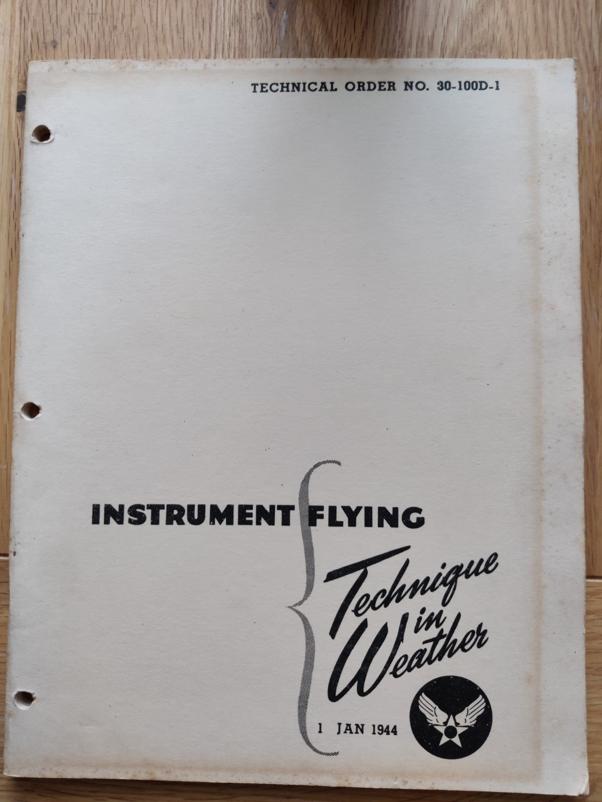 Instrument Flying Technique In Weather 1944 WW2 USAAF B17 B24 etc — photo 1